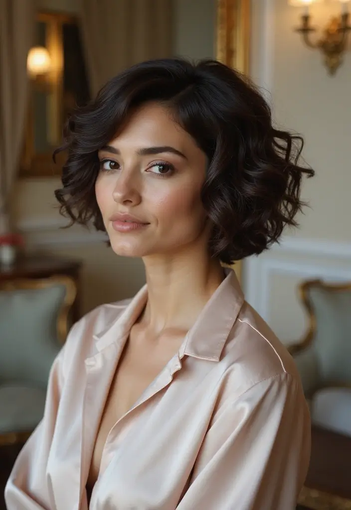 28 Perms for Short Hair That Look Soft & Trendy - 3. Soft Ringlets