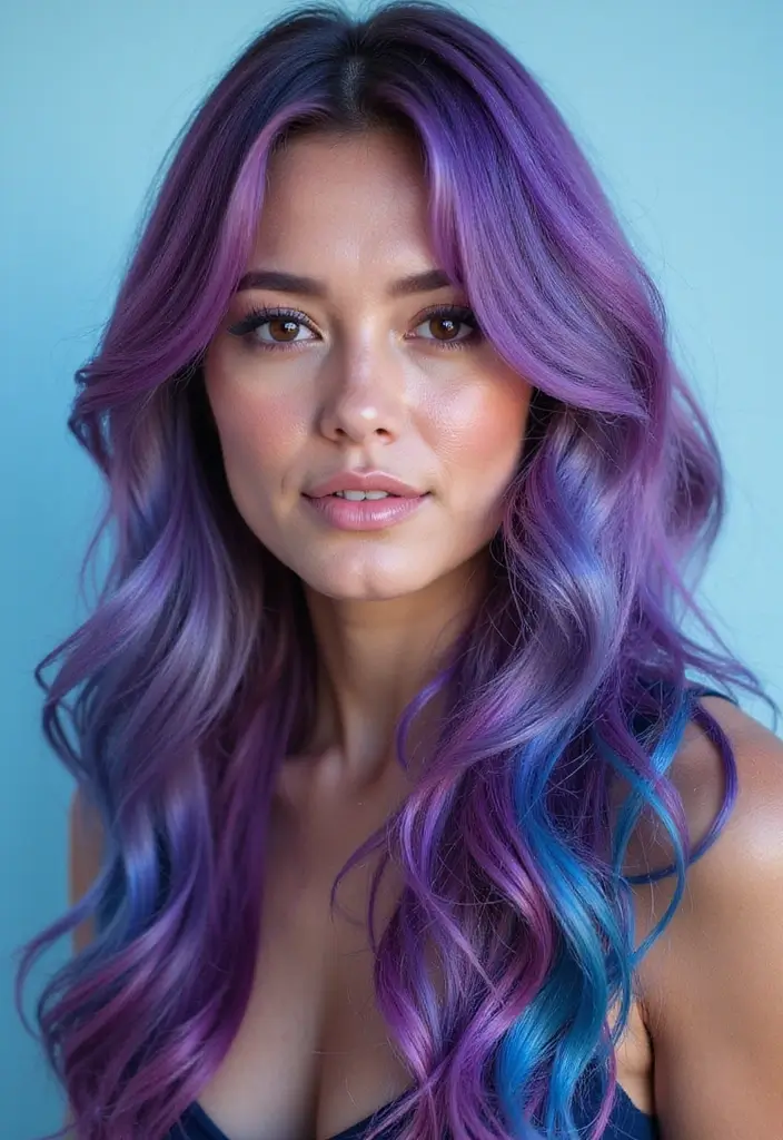 28 Shoulder Length Blonde Hair Looks That Stay Glamorous 11 28 Shoulder Length Blonde Hair Looks That Stay Glamorous - 11. Bold Color Melt for a Daring Change