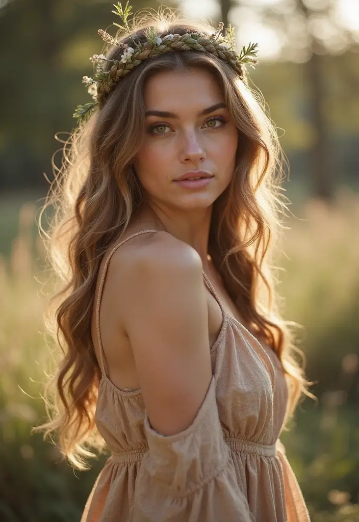28 Shoulder Length Blonde Hair Looks That Stay Glamorous 17 28 Shoulder Length Blonde Hair Looks That Stay Glamorous - 17. Playful Braid Crown for Boho Vibes
