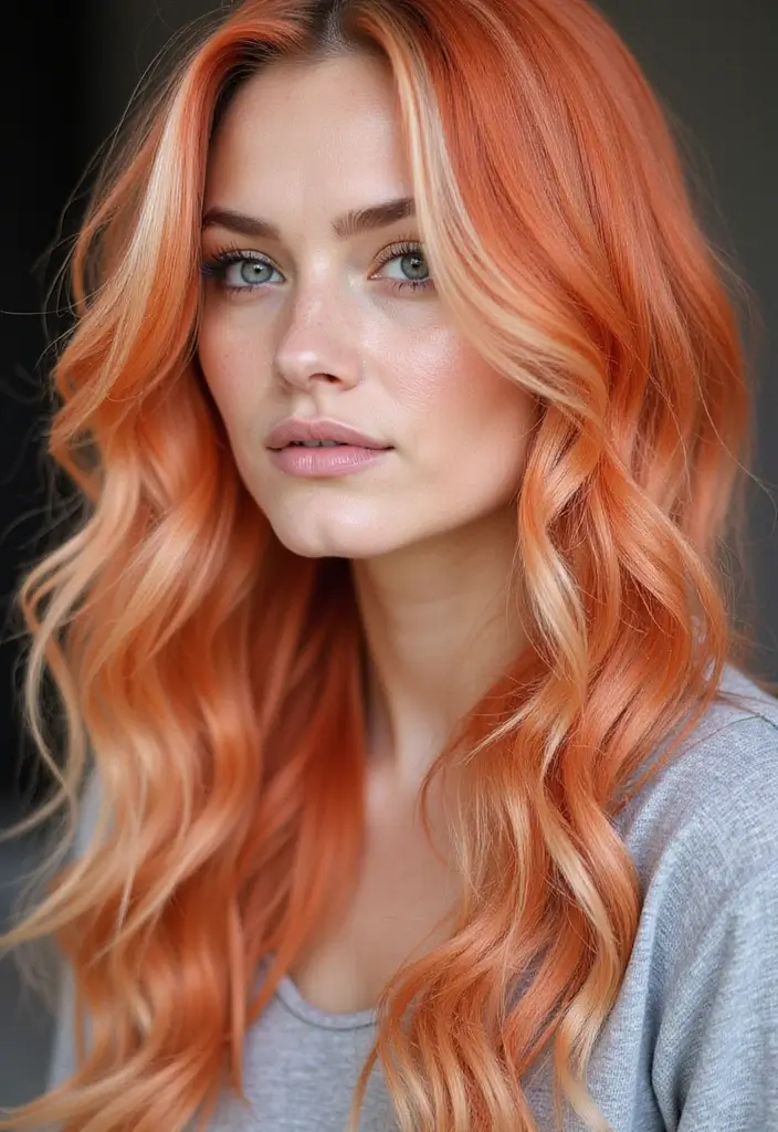 28 Stunning Strawberry Blonde Hair Shades That Shine Bright 26 28 Stunning Strawberry Blonde Hair Shades That Shine Bright - 26. Vibrant Strawberry Blonde with Silver Highlights