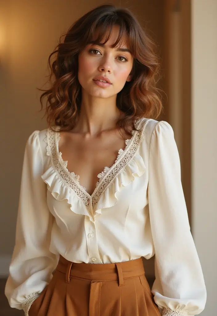 29 Black Hair with Caramel Highlights Ideas That Shine Naturally - 11. Caramel Highlights with Curl Definition