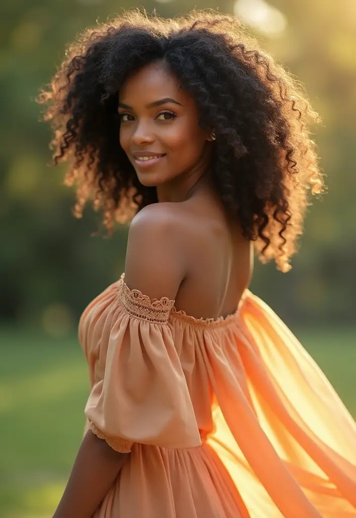 29 Black Hair with Caramel Highlights Ideas That Shine Naturally - 4. Caramel Ombre—Delightful Contrast