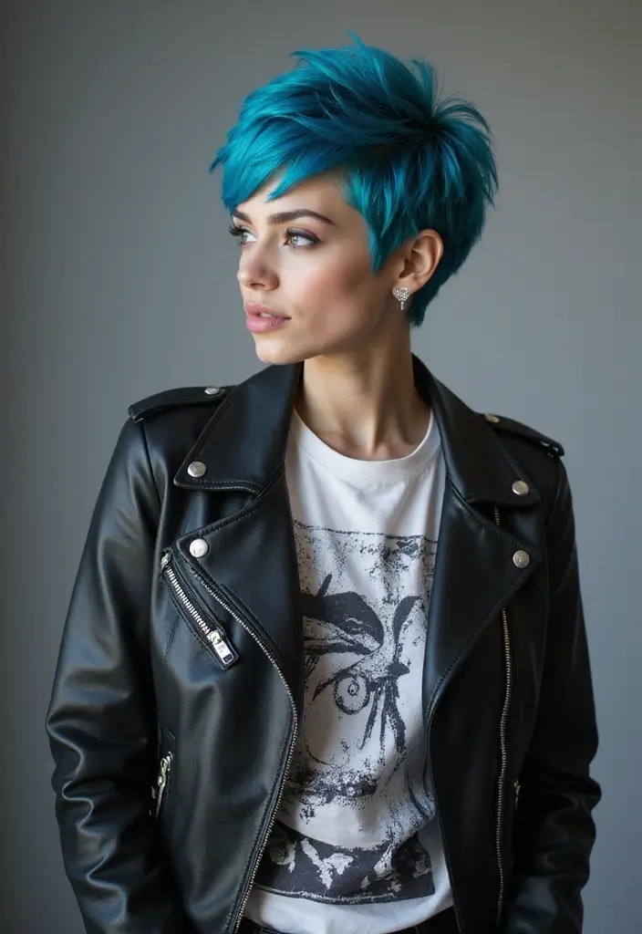29 Choppy Pixie Cuts for Women Over 50 That Look Youthful - 2. Edgy Choppy Pixie