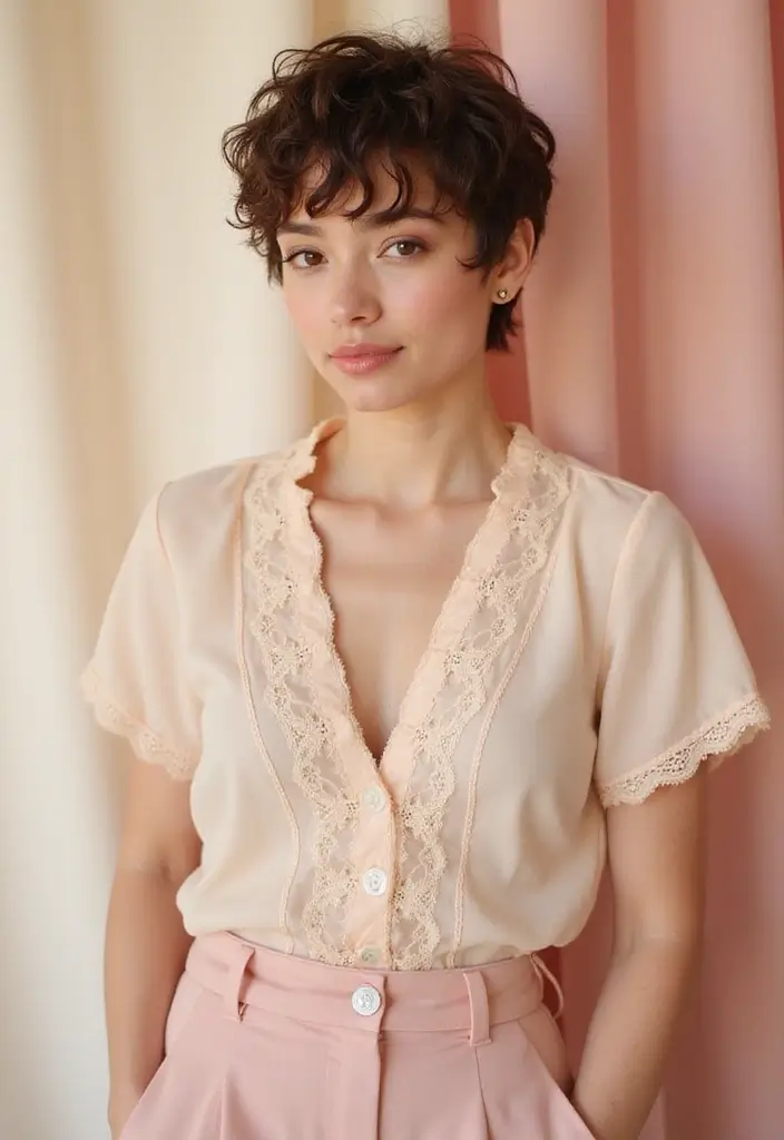 29 Choppy Pixie Cuts for Women Over 50 That Look Youthful - 20. Pixie with a Twist