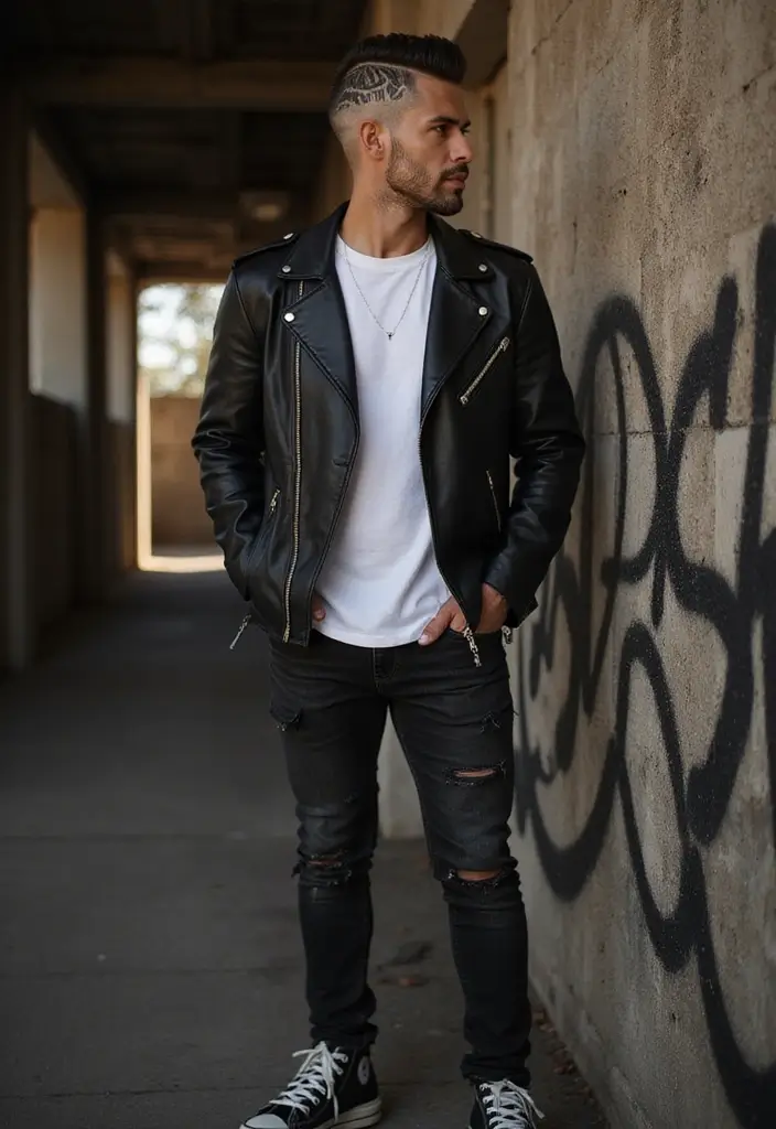29 Devilishly Handsome Haircuts for Black Men That Command Attention 10 29 Devilishly Handsome Haircuts for Black Men That Command Attention - 10. Fade with Design