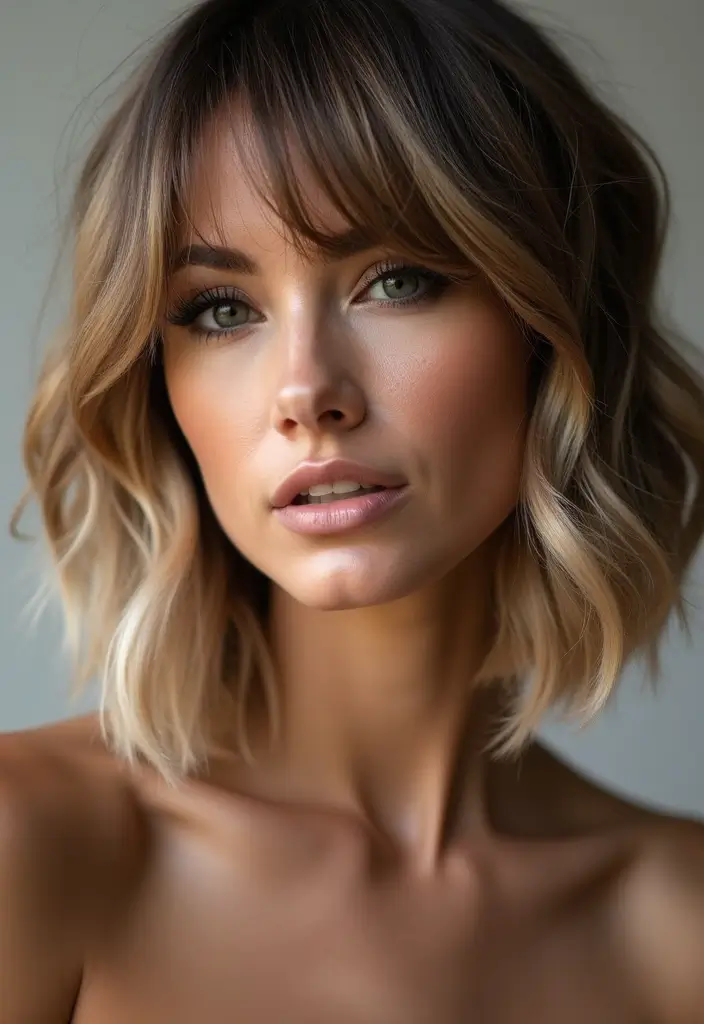 29 Graduated Bob Haircuts That Look Modern & Chic 1 29 Graduated Bob Haircuts That Look Modern & Chic - 1. Textured Lengths for Fine Hair