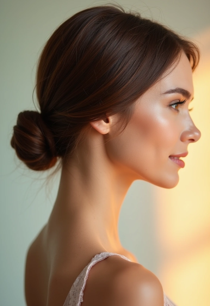 29 Graduated Bob Haircuts That Look Modern & Chic 21 29 Graduated Bob Haircuts That Look Modern & Chic - 21. The Chic Low Bun with Bob