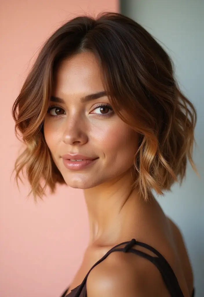 29 Graduated Bob Haircuts That Look Modern & Chic 26 29 Graduated Bob Haircuts That Look Modern & Chic - 26. The Layered Ombre Bob