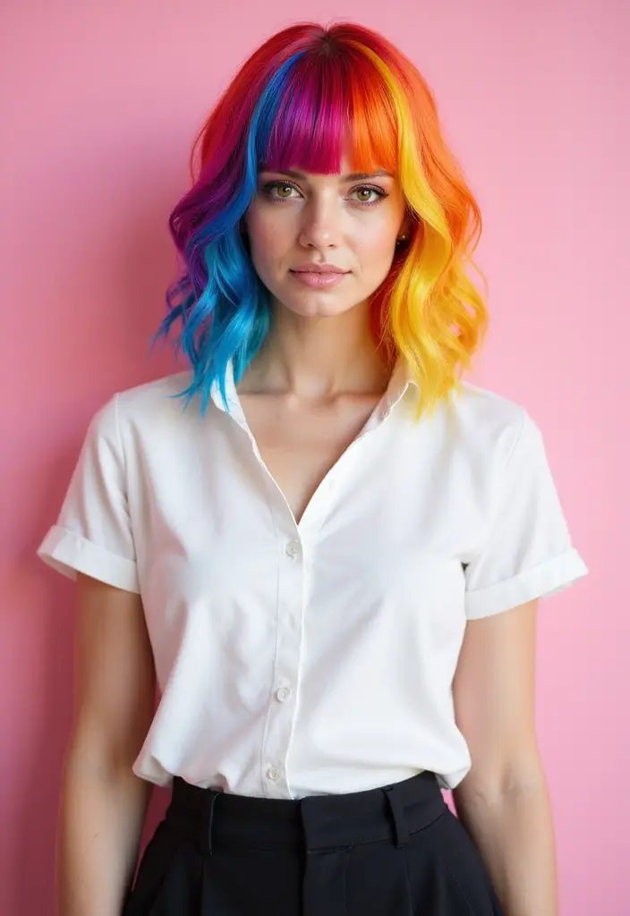 29 Graduated Bob Haircuts That Look Modern & Chic 29 29 Graduated Bob Haircuts That Look Modern & Chic - 29. The Brightly Colored Bob