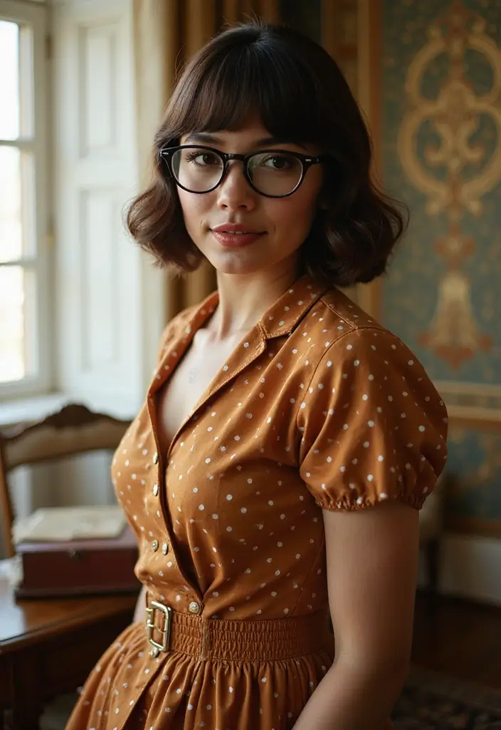 29 Medium Length Haircuts with Bangs That Stay Timeless 16 29 Medium Length Haircuts with Bangs That Stay Timeless - 16. Retro Flip with Side Bangs