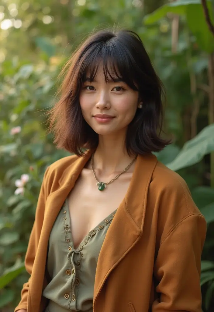 29 Medium Length Haircuts with Bangs That Stay Timeless 30 29 Medium Length Haircuts with Bangs That Stay Timeless - Conclusion