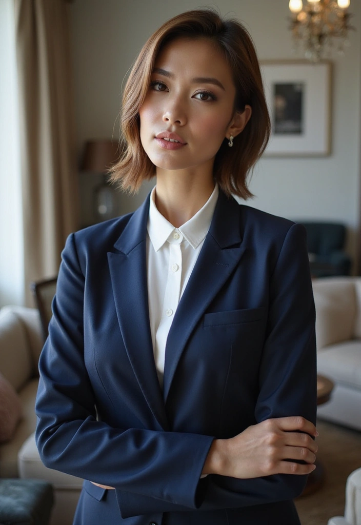 29 Short Hairstyles for Women Over 60 That Feel Fresh & Easy 29 29 Short Hairstyles for Women Over 60 That Feel Fresh & Easy - 29. The Sleek Bob with Side Part