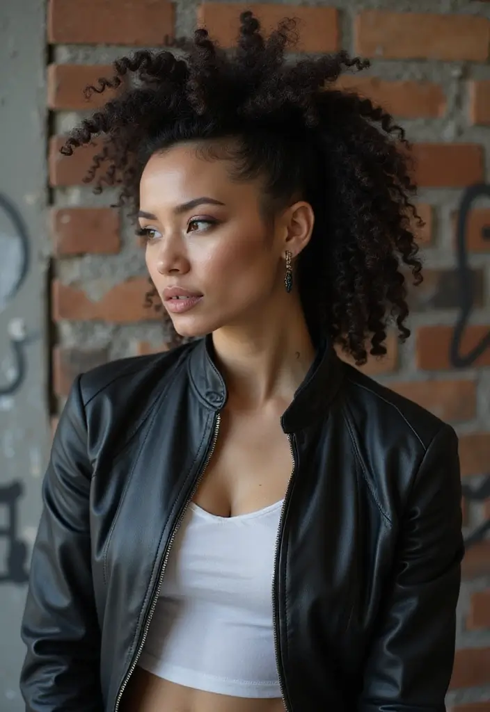 30 Admirable Short Hairstyles and Haircuts for Girls of All Ages 11 30 Admirable Short Hairstyles and Haircuts for Girls of All Ages - 11. Curly Mohawk