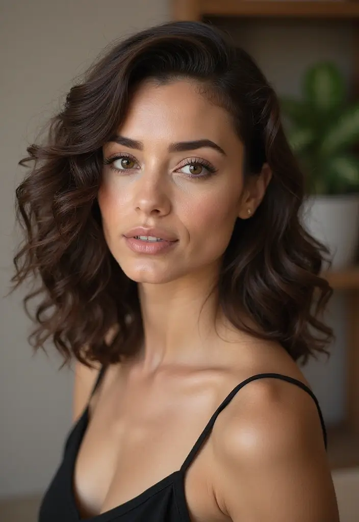 30 Admirable Short Hairstyles and Haircuts for Girls of All Ages 15 30 Admirable Short Hairstyles and Haircuts for Girls of All Ages - 15. The Curly Side Part