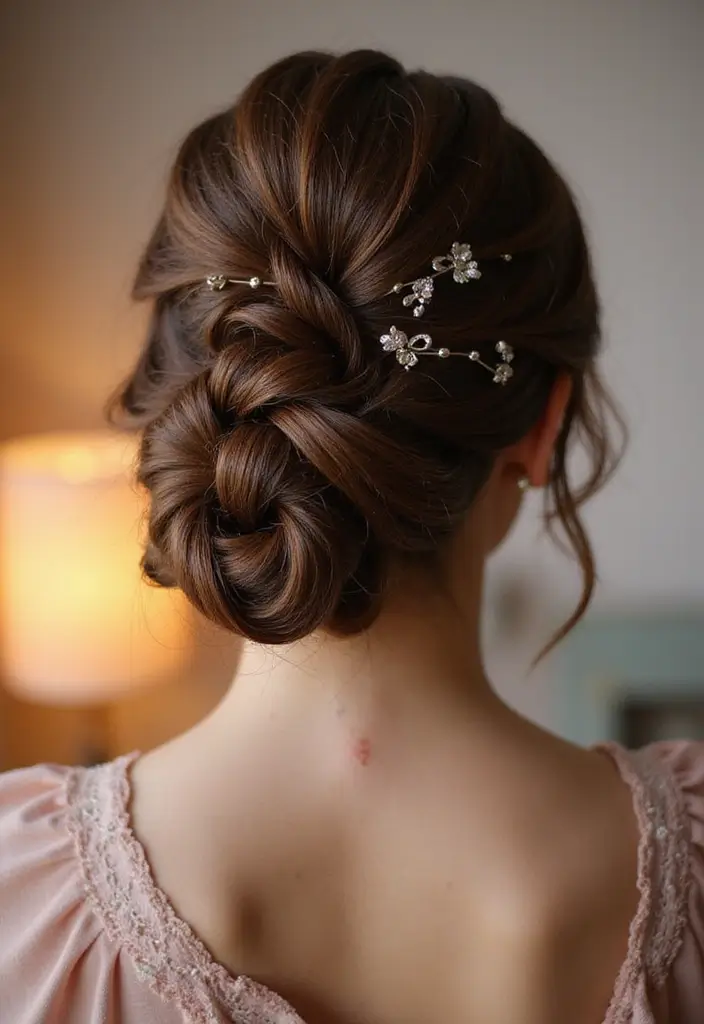 30 Easy Hairstyles for Short Hair That Save Time Daily 26 30 Easy Hairstyles for Short Hair That Save Time Daily - 26. Twisted Updo