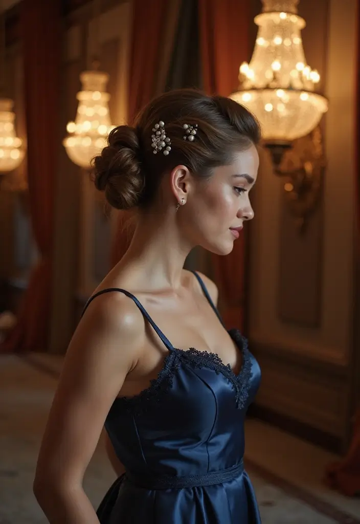 30 Hairstyles for Oval Face That Suit Any Occasion 12 30 Hairstyles for Oval Face That Suit Any Occasion - 12. Twisted Updo