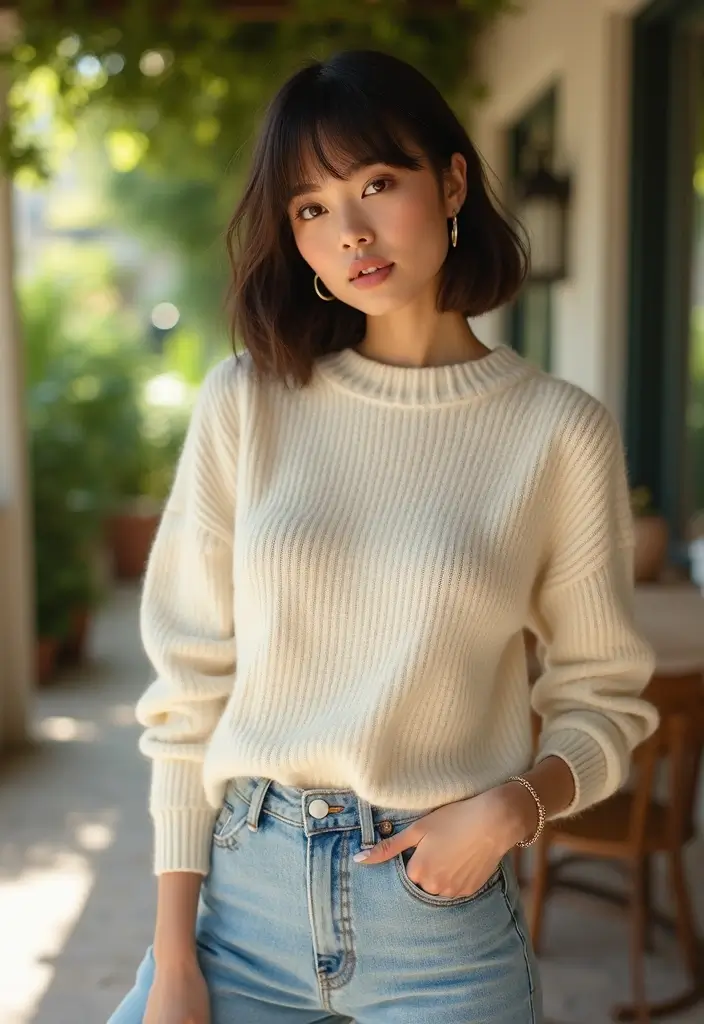 30 Hairstyles for Oval Face That Suit Any Occasion 23 30 Hairstyles for Oval Face That Suit Any Occasion - 23. Bob with Bangs