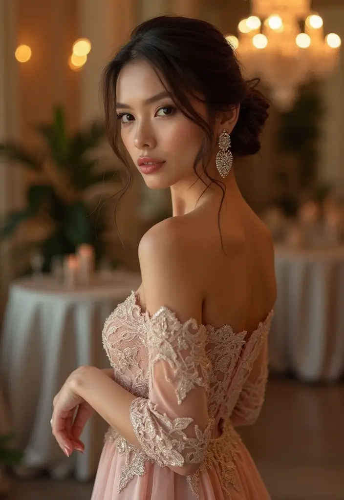 30 Hairstyles for Oval Face That Suit Any Occasion 29 30 Hairstyles for Oval Face That Suit Any Occasion - 29. Low Side Bun