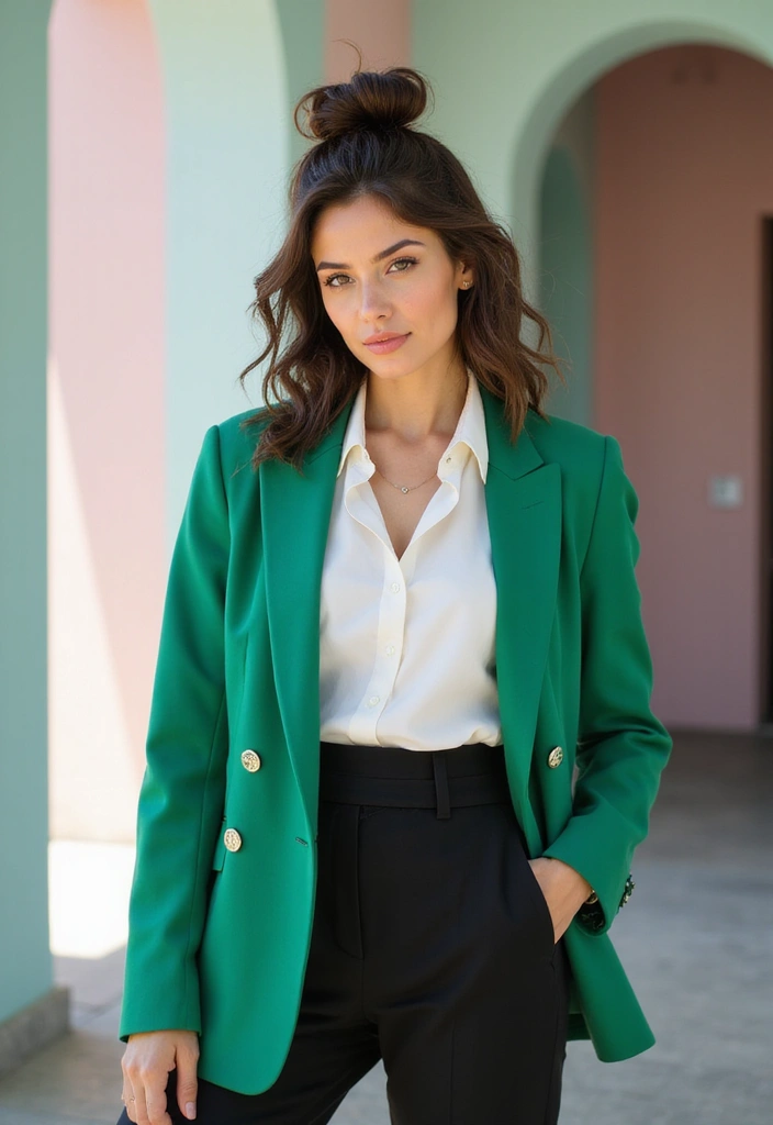30 Hairstyles for Thick Wavy Hair That Look Absolutely Magnetizing 17 30 Hairstyles for Thick Wavy Hair That Look Absolutely Magnetizing - 17. Voluminous Top Knot