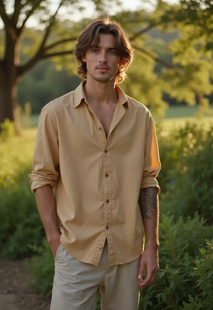 30 Long Hair Undercut Men Looks That Blend Edge & Class - 27. The Bohemian Undercut