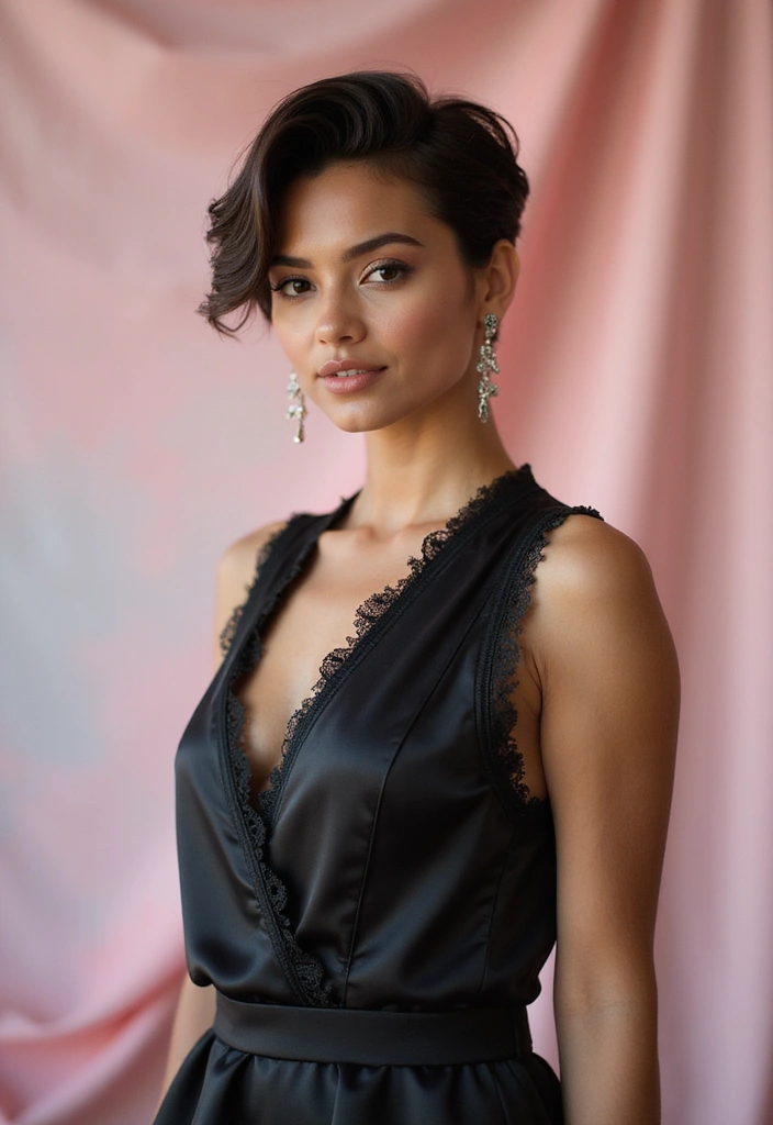30 Pixie Cuts for Thin Hair That Add Volume Effortlessly - 13. The Elegant Side-Swept Pixie