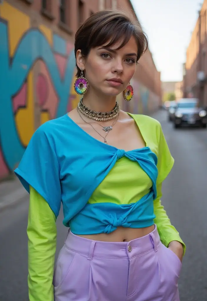 30 Pixie Cuts for Thin Hair That Add Volume Effortlessly - 25. The Funky Pixie