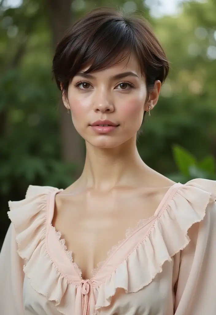 30 Pixie Cuts for Thin Hair That Add Volume Effortlessly - 26. The Natural Pixie