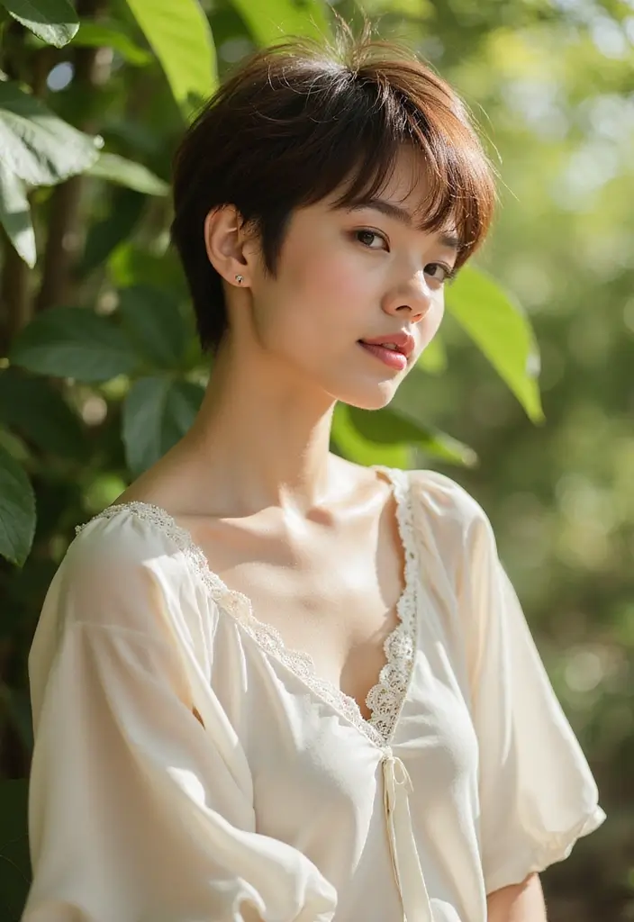 30 Pixie Cuts for Thin Hair That Add Volume Effortlessly - 29. The Wispy Pixie