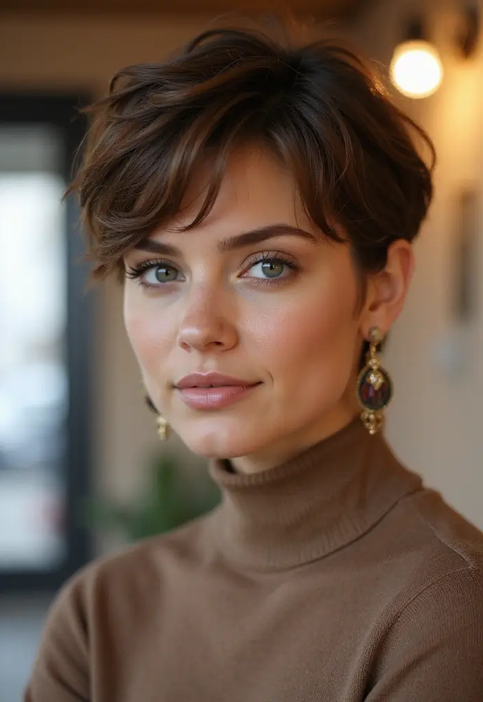 30 Pixie Cuts for Thin Hair That Add Volume Effortlessly - 4. The Pixie Bob Hybrid