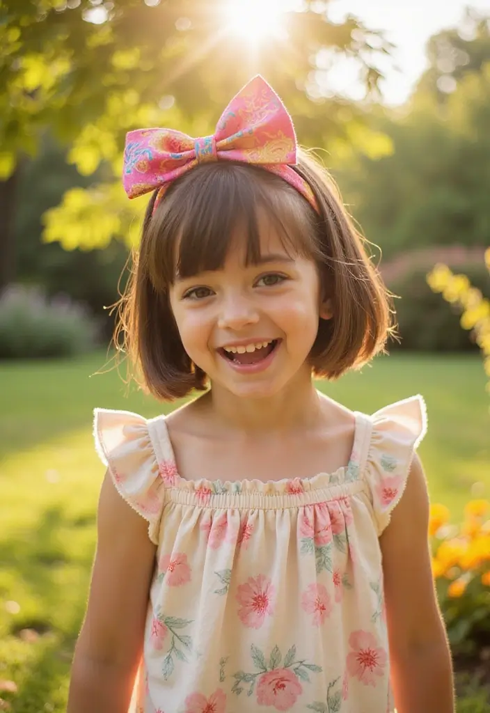 30 Simply Cute Haircuts for Girls That Put You Center Stage 2 30 Simply Cute Haircuts for Girls That Put You Center Stage - 2. Sweet A-Line Bob