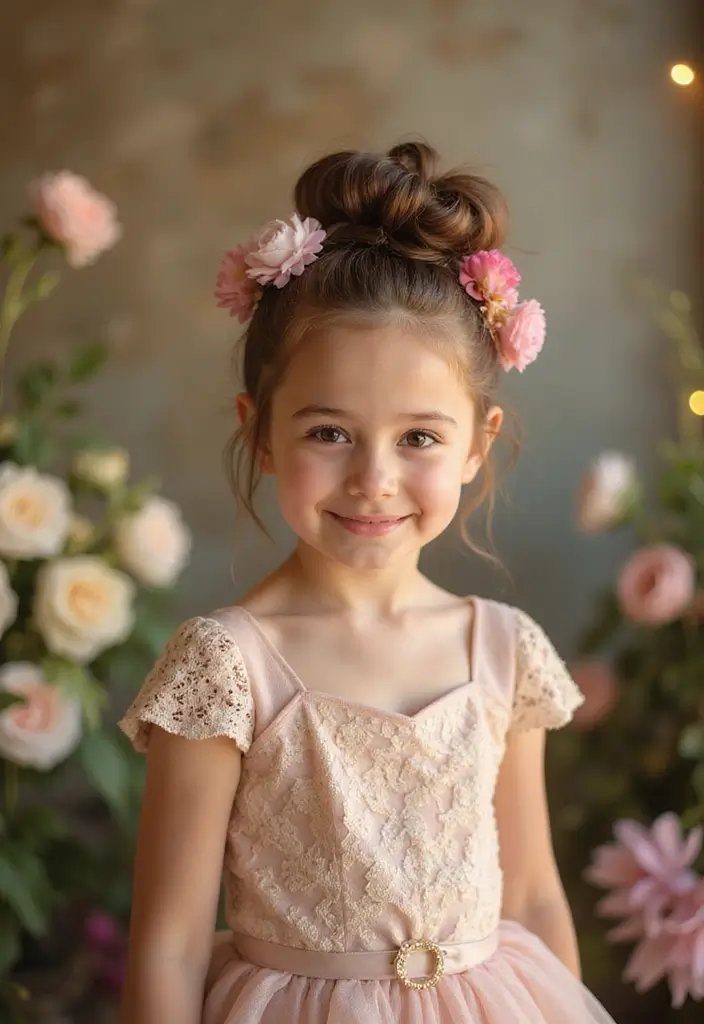 30 Simply Cute Haircuts for Girls That Put You Center Stage 21 30 Simply Cute Haircuts for Girls That Put You Center Stage - 21. Elegant Updo for Special Occasions