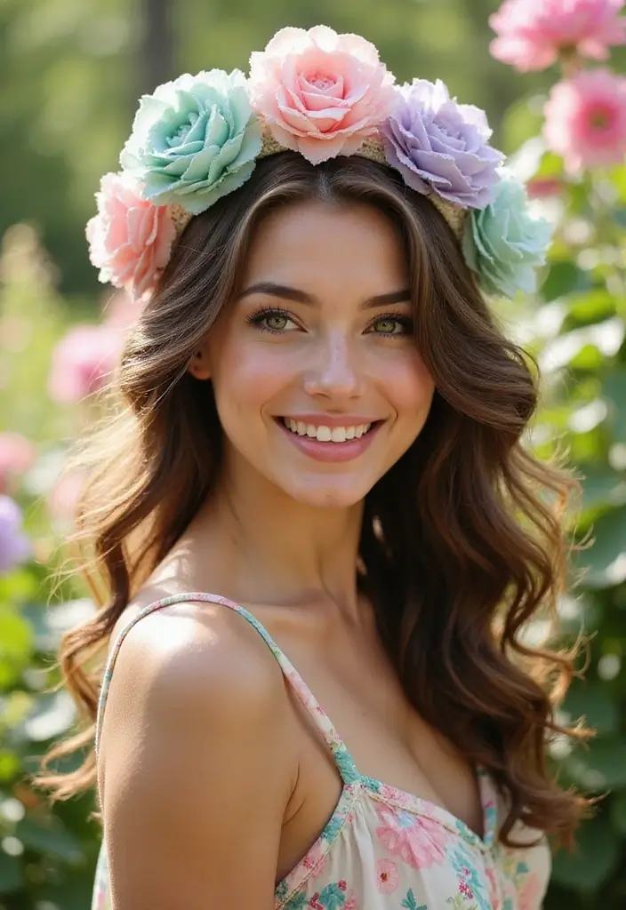 30 Simply Cute Haircuts for Girls That Put You Center Stage 28 30 Simply Cute Haircuts for Girls That Put You Center Stage - 28. Whimsical Headband with Loose Curls