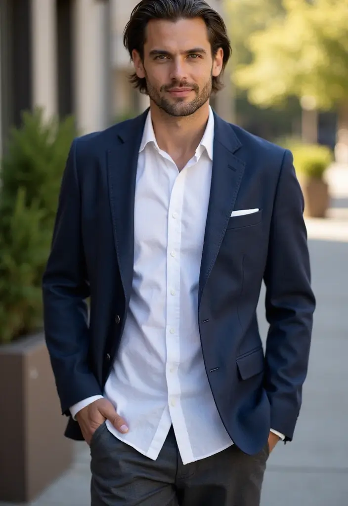 30 Stately Long Hairstyles for Men to Sport with Dignity and Style 2 30 Stately Long Hairstyles for Men to Sport with Dignity and Style - 2. The Half-Up, Half-Down Style