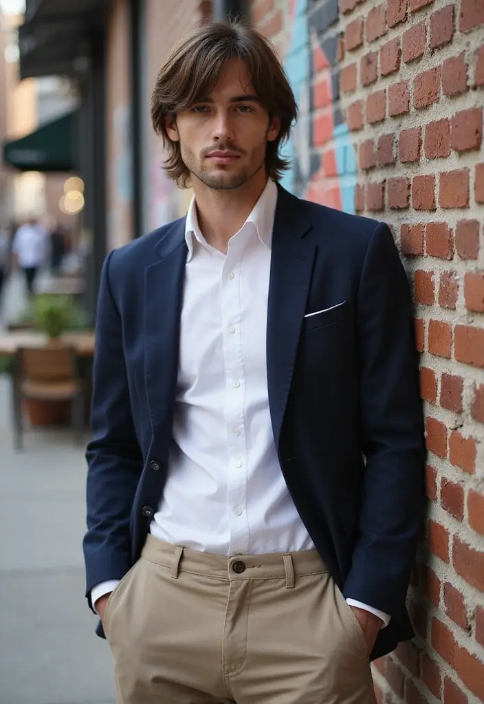 30 Stately Long Hairstyles for Men to Sport with Dignity and Style 21 30 Stately Long Hairstyles for Men to Sport with Dignity and Style - 21. The Long Side Bangs