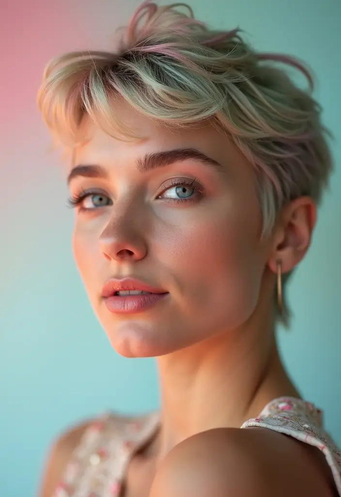 30 Super Cute Short Hairstyles for Round Faces That Flatter Instantly 1 30 Super Cute Short Hairstyles for Round Faces That Flatter Instantly - 1. Playful Pixie Cut