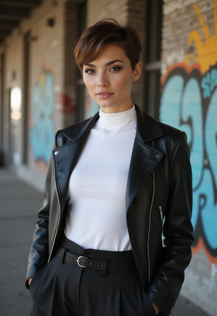30 Super Cute Short Hairstyles for Round Faces That Flatter Instantly 15 30 Super Cute Short Hairstyles for Round Faces That Flatter Instantly - 15. Undercut Pixie