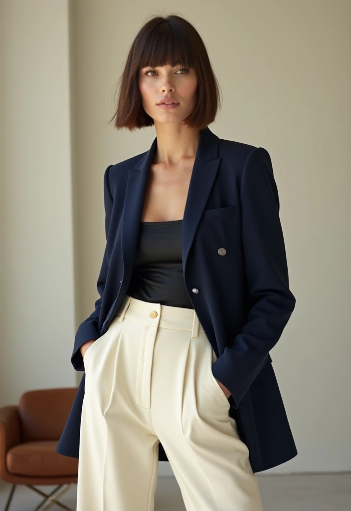 30 Super Cute Short Hairstyles for Round Faces That Flatter Instantly 19 30 Super Cute Short Hairstyles for Round Faces That Flatter Instantly - 19. Sharp Angled Bob