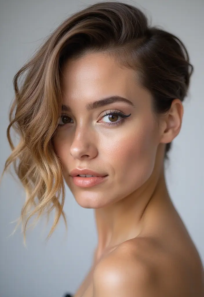 30 Women’s Undercut Hairstyles That Make a Bold Statement 15 30 Women’s Undercut Hairstyles That Make a Bold Statement - 15. Side-swept Undercut