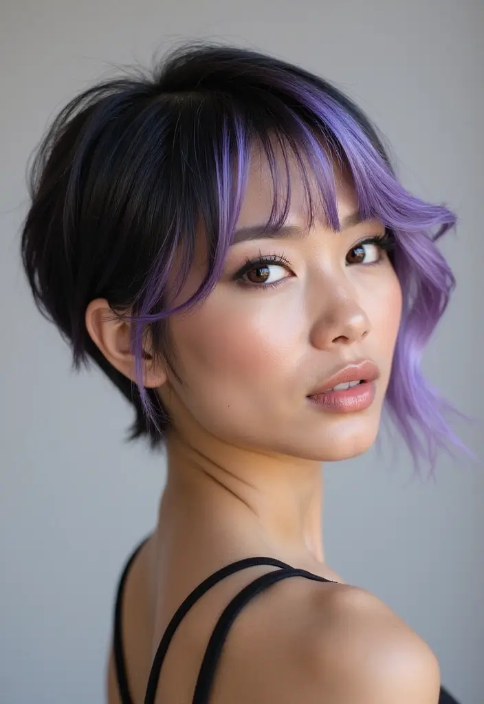 30 Women’s Undercut Hairstyles That Make a Bold Statement 21 30 Women’s Undercut Hairstyles That Make a Bold Statement - 21. Subtle Lavender Highlights