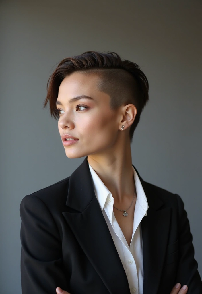 30 Women’s Undercut Hairstyles That Make a Bold Statement 26 30 Women’s Undercut Hairstyles That Make a Bold Statement - 26. Classic Tapered Undercut