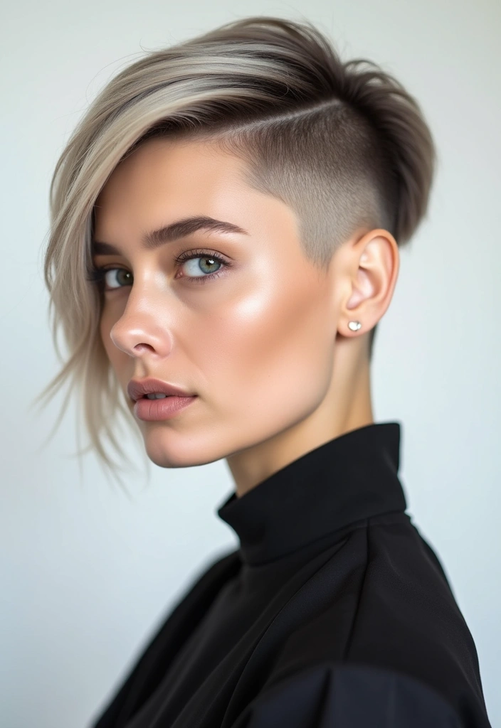 30 Women’s Undercut Hairstyles That Make a Bold Statement 6 30 Women’s Undercut Hairstyles That Make a Bold Statement - 6. Ash Blonde Undercut