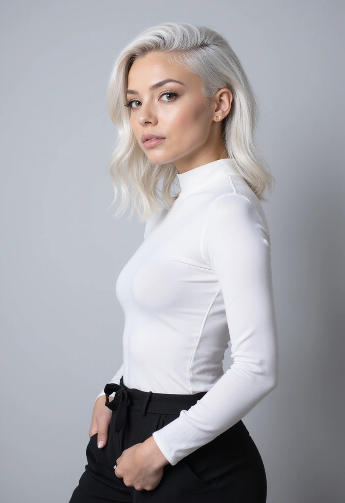 30 Women’s Undercut Hairstyles That Make a Bold Statement 8 30 Women’s Undercut Hairstyles That Make a Bold Statement - 8. Icy Platinum Undercut