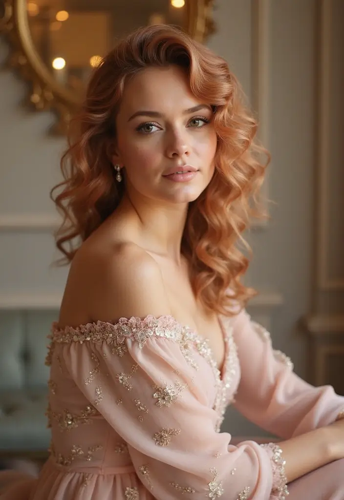 25 Blonde Hair Color Ideas: Stunning Shades from Honey to Platinum 9 25 Blonde Hair Color Ideas: Stunning Shades from Honey to Platinum - 9. Rose Gold Glam