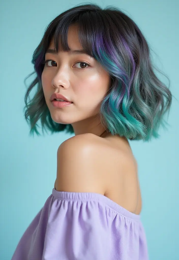 25 Bob Haircuts for Black Women: Chic, Bold, and Beautiful 27 25 Bob Haircuts for Black Women: Chic, Bold, and Beautiful - 23. Bob with a Peek-a-boo Color