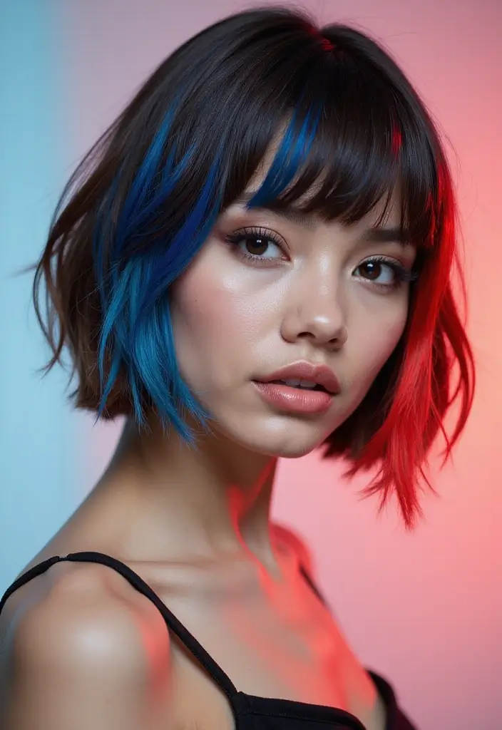 25 Bob Haircuts for Black Women: Chic, Bold, and Beautiful 8 25 Bob Haircuts for Black Women: Chic, Bold, and Beautiful - 8. Bob with Color Highlights