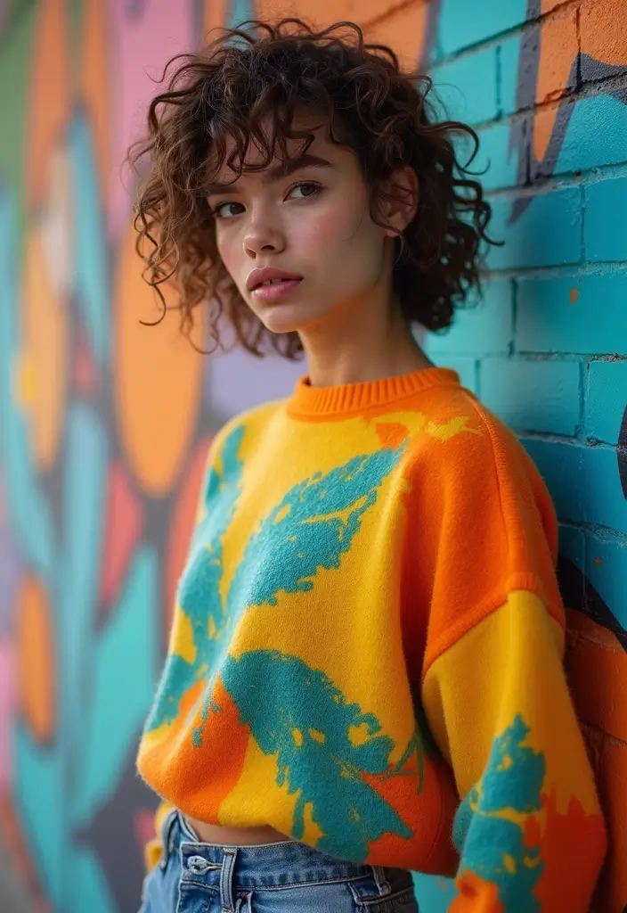 25 Edgy Short Choppy Haircuts You’ll Fall In Love With 7 25 Edgy Short Choppy Haircuts You’ll Fall In Love With - 7. Curly Mullets: The Comeback