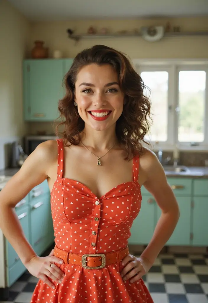 25 Flattering Hairstyles for Your Body Type That Truly Fit You 23 25 Flattering Hairstyles for Your Body Type That Truly Fit You - 19. Retro Pin-Up Style Curls for Curved Bodies