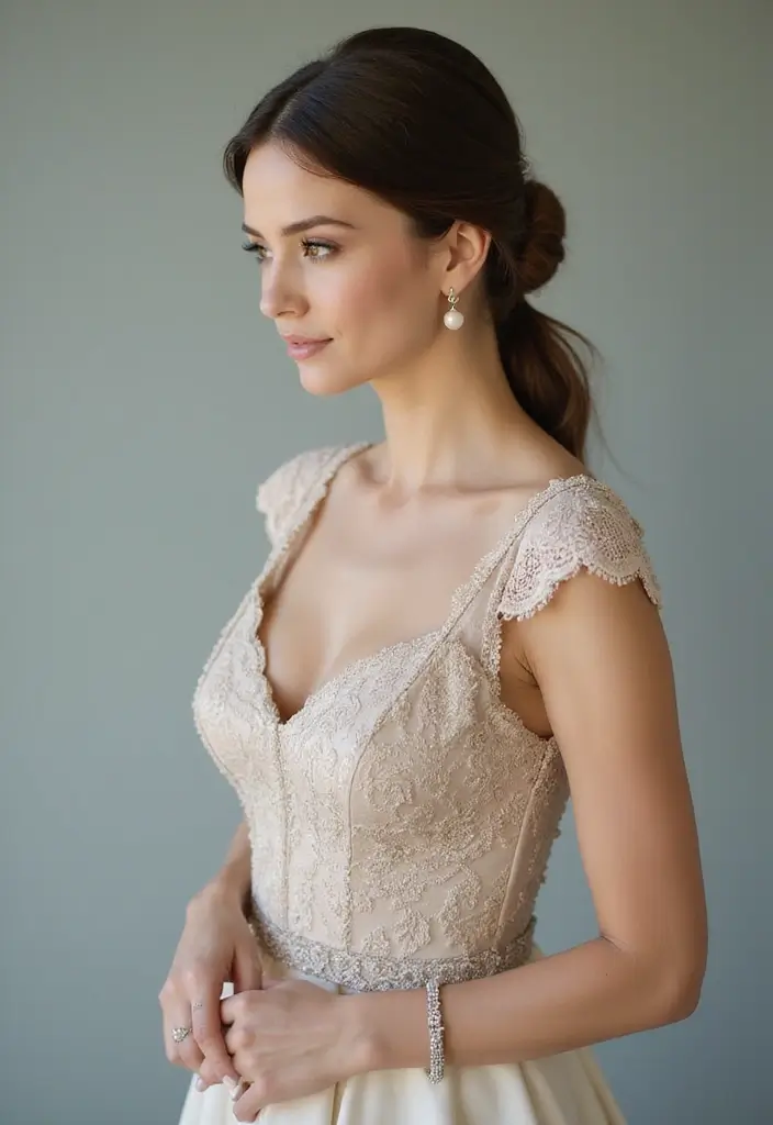 25 Ravishing Mother Of The Bride Hairstyles To Steal The Show 10 25 Ravishing Mother Of The Bride Hairstyles To Steal The Show - 10. Sleek Low Ponytail