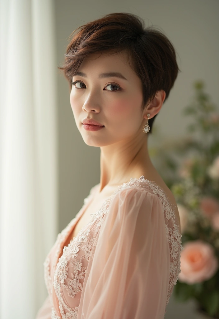 25 Ravishing Mother Of The Bride Hairstyles To Steal The Show 18 25 Ravishing Mother Of The Bride Hairstyles To Steal The Show - 16. Textured Pixie Cut
