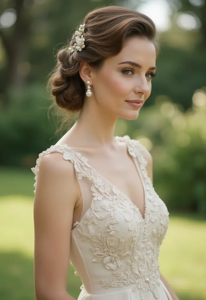 25 Ravishing Mother Of The Bride Hairstyles To Steal The Show 19 25 Ravishing Mother Of The Bride Hairstyles To Steal The Show - 17. Classic French Twist